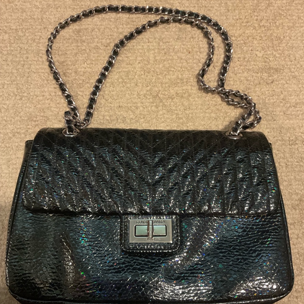Karl Lagerfeld Agyness Large Shoulder Bag